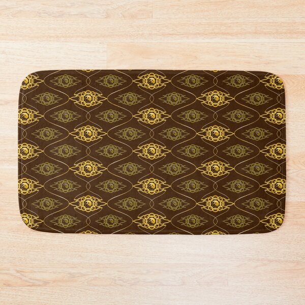 Item preview, Katy Perry Never Really Over Gold Batik Pattern Maroon Background 2 designed and sold by cryaboutitnow.