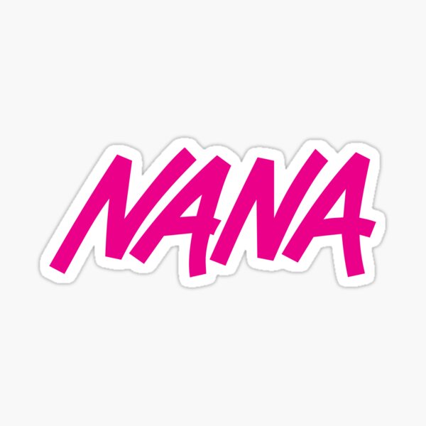 NANA Anime Title Logo Sticker