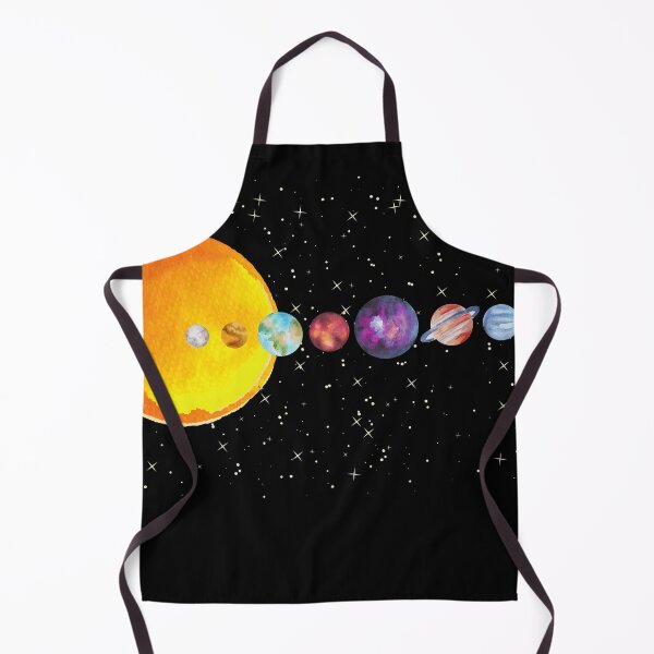 Item preview, Watercolor Planets Starry Abstract Space Multicolor designed and sold by PeriodicLabel.
