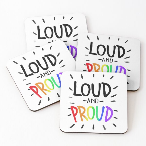 Item preview, Loud and Proud Gay Pride Graphic designed and sold by conceptcreature.