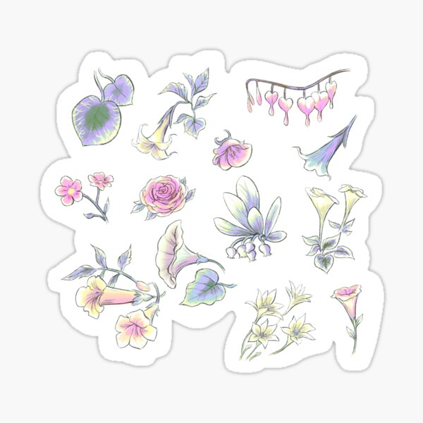 Aperçu de l'œuvre Ensemble de fleurs créée et vendue par bevsi.