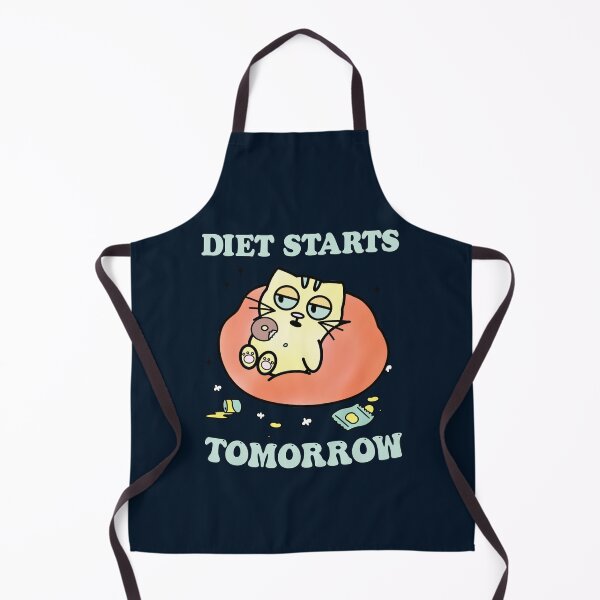 Item preview, Funny Cat Diet Starts Tomorrow designed and sold by StarsForgers.