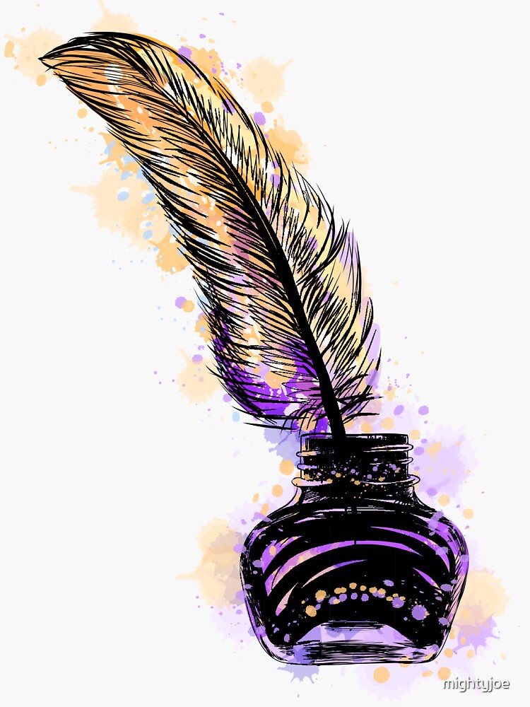 Quill Pen Ink Doodle Stock Illustrations, Cliparts and Royalty