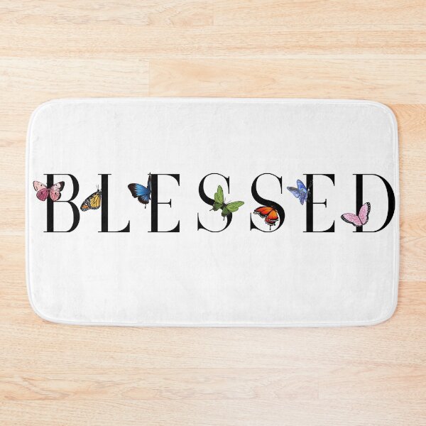 Item preview, Blessed Chic Butterflies Colorful Modern Christian designed and sold by PeriodicLabel.