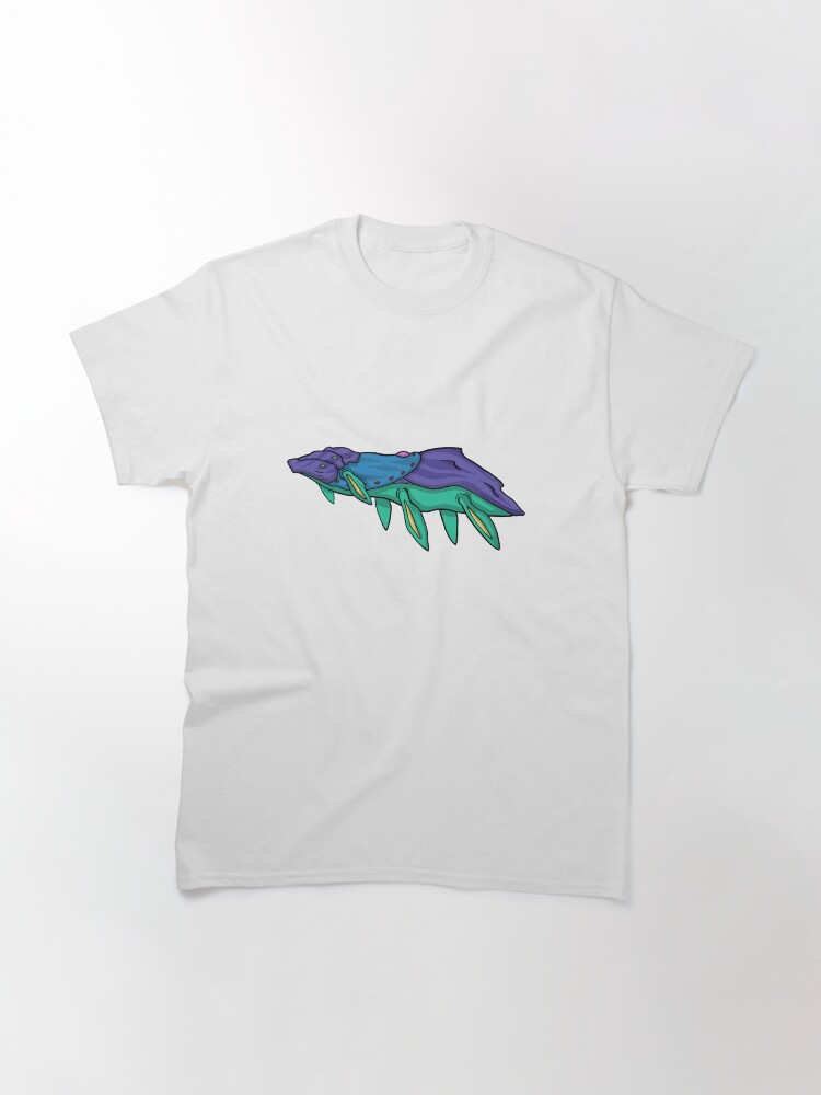 Alternate view of The Multi-Jawed Plesiosaur || a Design by Moose Ptarmigan Classic T-Shirt