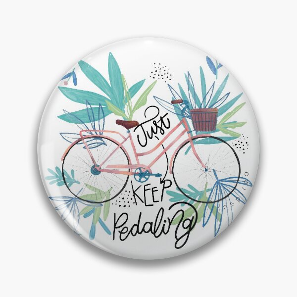 Item preview, Just Keep Pedalling  designed and sold by Serene-Arts.