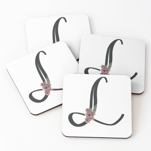 Item preview, Monogram Watercolor Fllowers designed and sold by artbynicki.