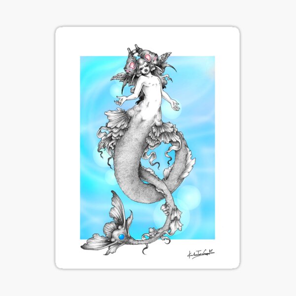 Celestial Merfolk Sticker
