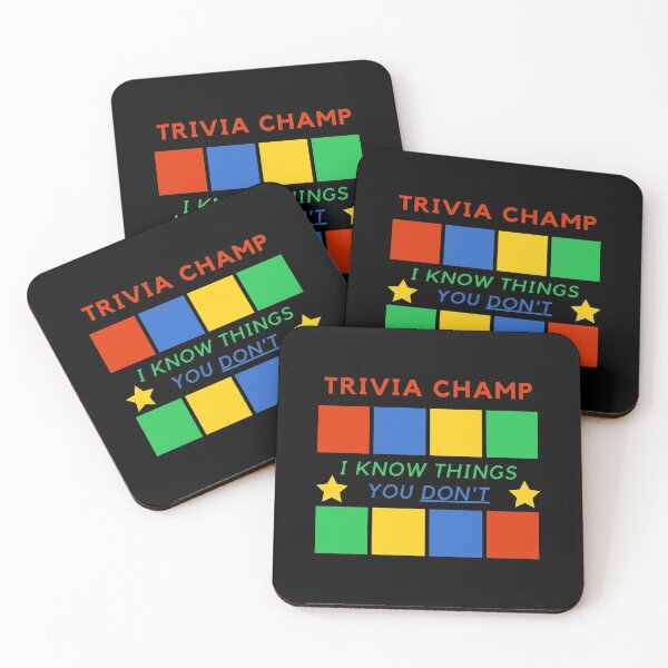 Item preview, Trivia Champ Color V2 designed and sold by Cool-M-Apparel.