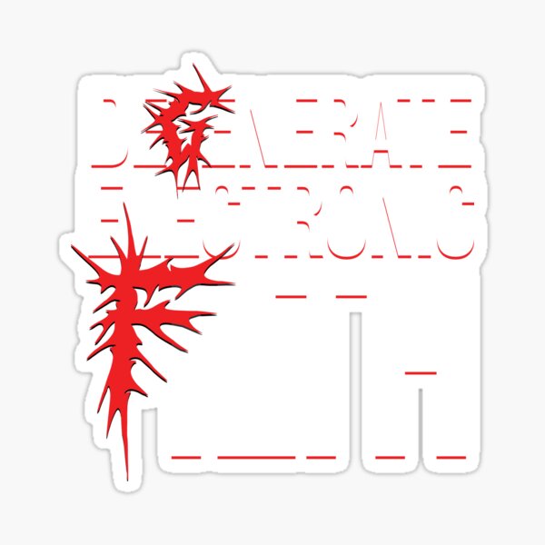 Item preview, DEGENERATE ELECTRONIC FILTH designed and sold by GregorioFranco.