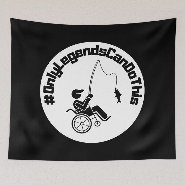 Item preview, Born To Be A Fishing Legend  designed and sold by Hashtagzzz.