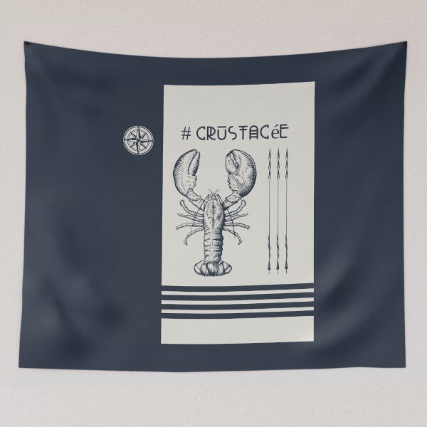 Item preview, Lobster Tapestry, Beach House Decor, Nautical designed and sold by SeattlePig.