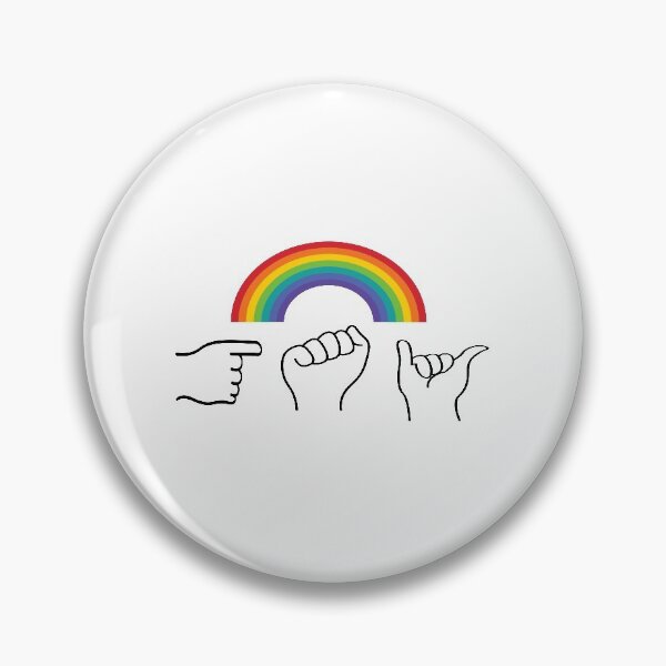 Item preview, ASL Gay Rainbow designed and sold by PreferedDesign.
