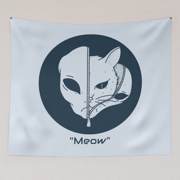 Item preview, Fe-Lying the Alien Cat designed and sold by DeepSpaceDesigns.