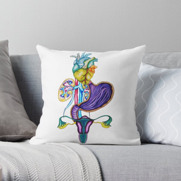 Organs Throw Pillow
