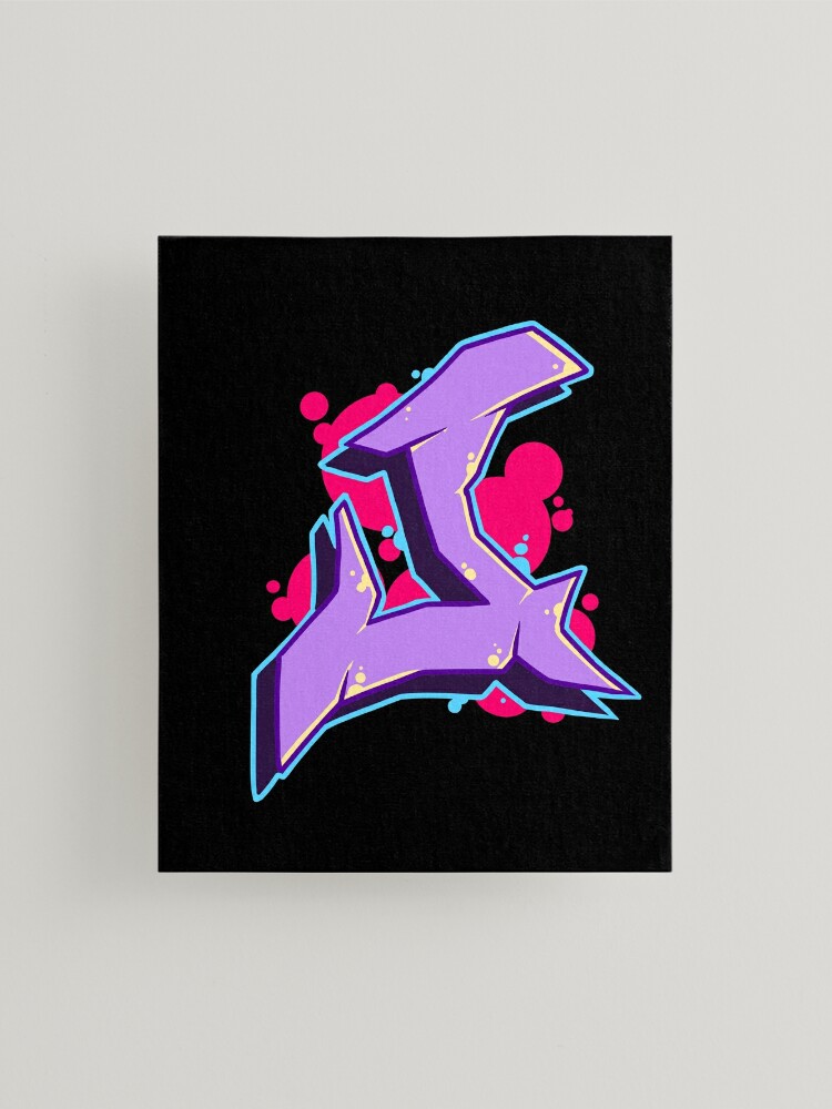 Letter N - Graffiti Street Art Style  Canvas Print for Sale by  CreativeOpus