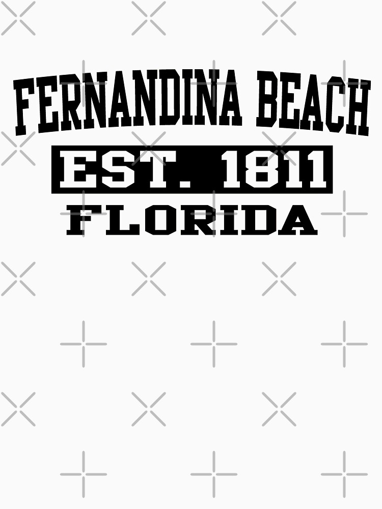 "Official Fernandina Beach Florida Amelia Island Beach Gear" Tshirt by GreenTurtleTeez