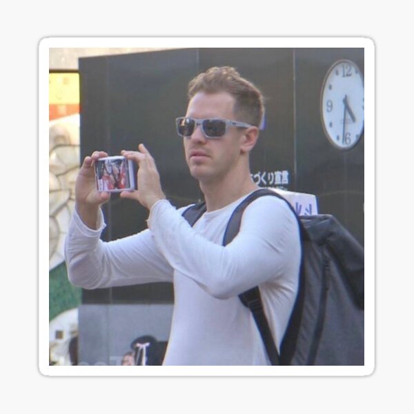 Artikel-Vorschau von Sebastian Vettel Formel-1-Reaktionsmeme, designt und verkauft von formula1memes.