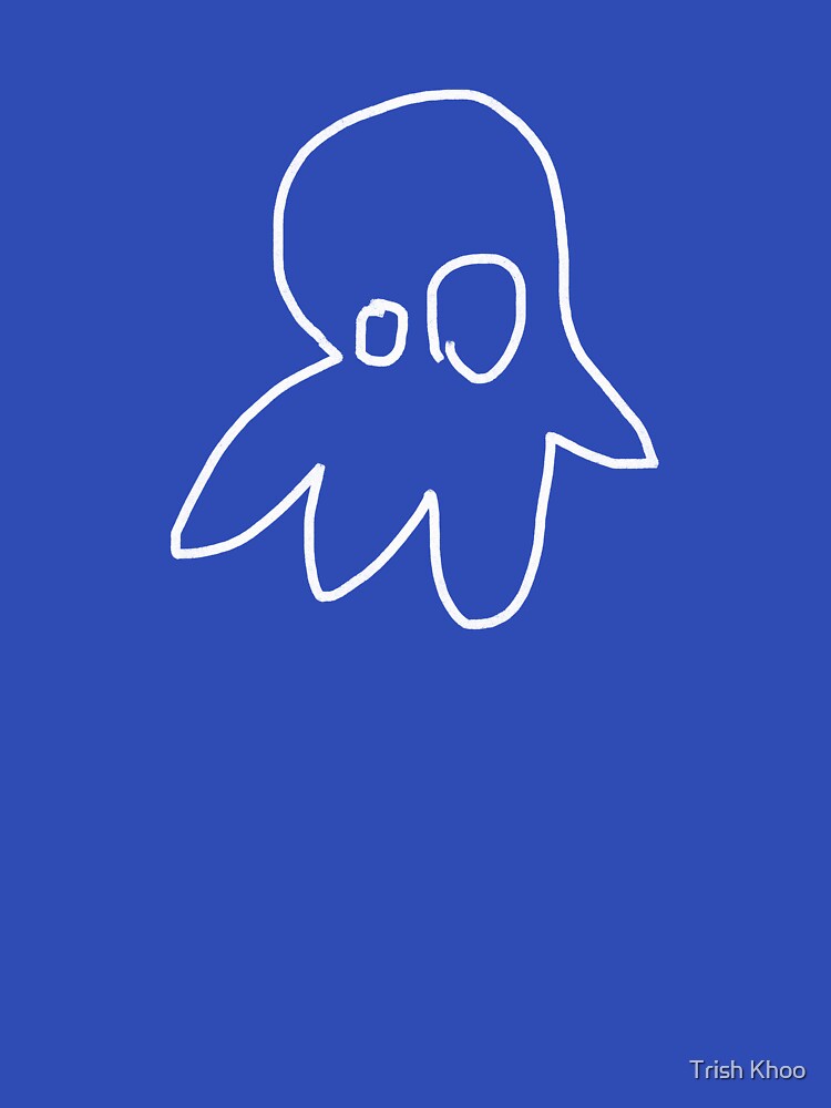 Thumbnail 7 of 7, Classic T-Shirt, Badly drawn octopus designed and sold by hogfish.