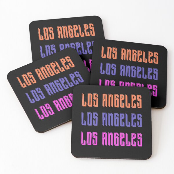 Item preview, Los Angeles,USA City Retro Vintage Colorful Art Design . designed and sold by hasondx.