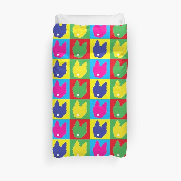 Colour Pup Art! Duvet Cover