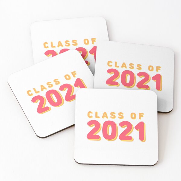 Item preview, Class of 2021 Hot Pink/Yellow/Orange designed and sold by CGBCreative.