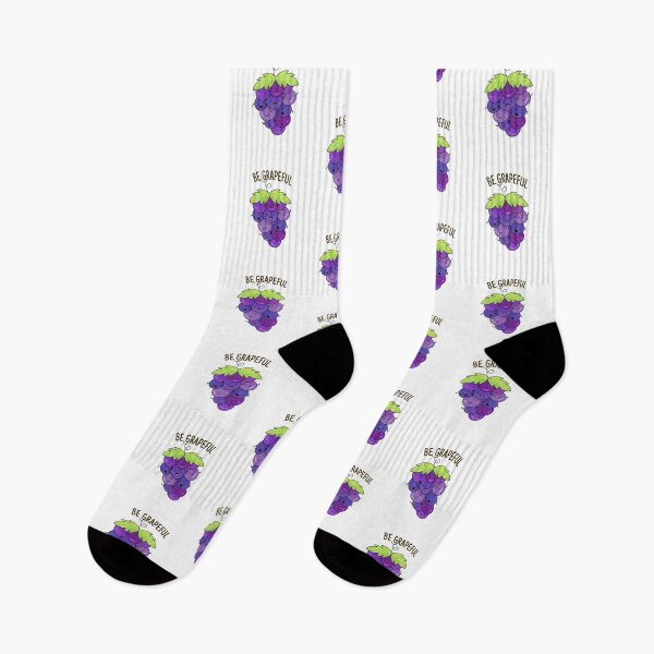 Item preview, Be Grapeful Funny Grateful Grape Puns  designed and sold by punnybone.
