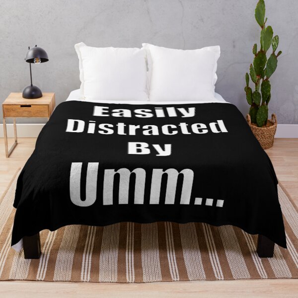Item preview, Easily Distracted By Umm... designed and sold by artfulnotebook.