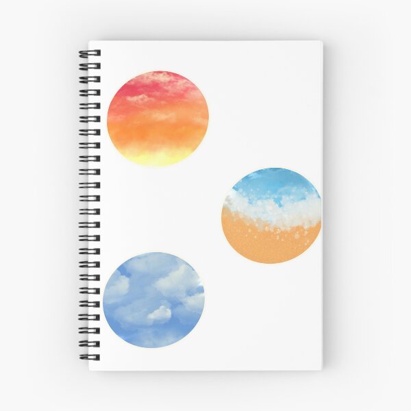Item preview, Summer Sky Beach Sunset Three Pack Painting designed and sold by hopecope.