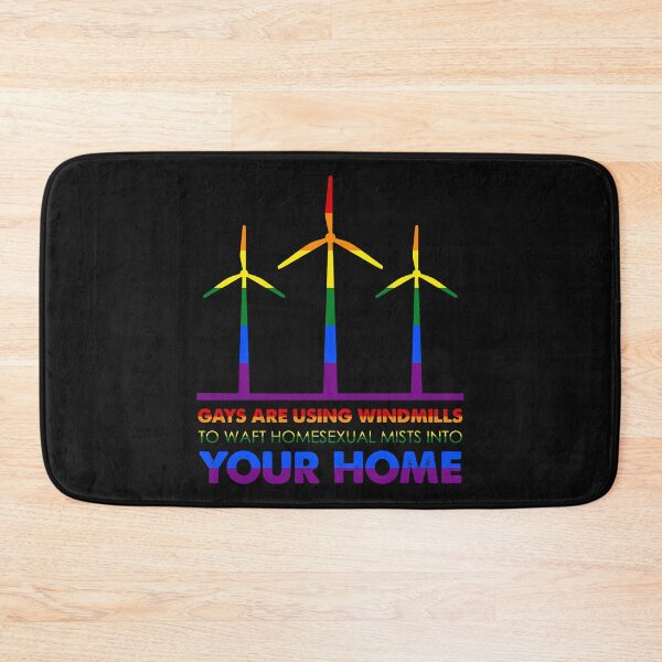 Item preview, gays are using windmills to waft homesexual mists into your home designed and sold by DuongBui.