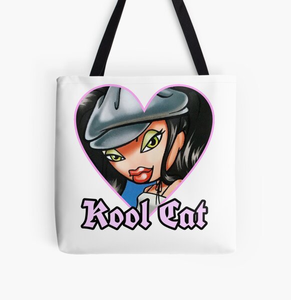 Cute Printing Bratz Rock Angelz Cloe And Yasmin Tote Shopping Bags Durable  Canvas Shopper Shoulder Handbag