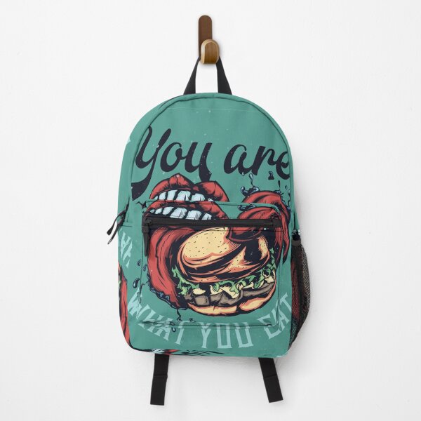 Item preview, Illustration Big Mouth Eating Big Burger with Lettering designed and sold by Peekonet.
