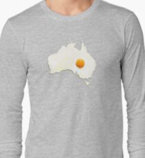 Fried Egg Cartography - Australia 2 Long Sleeve T-Shirt
