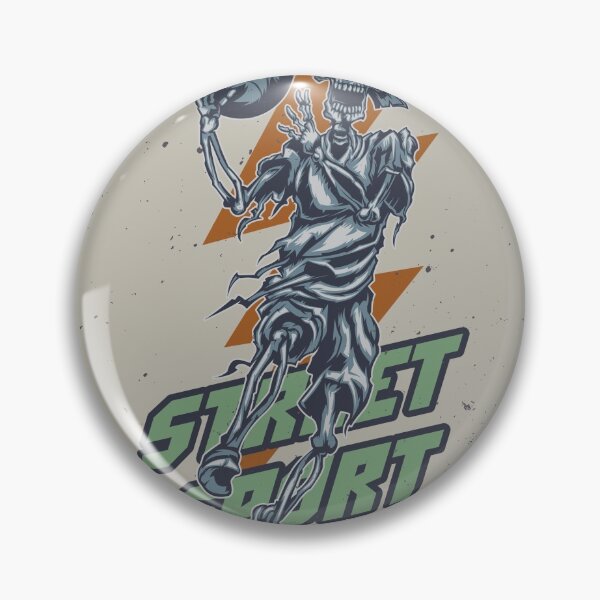 Item preview, Illustration Skeleton Streetball Player designed and sold by Peekonet.