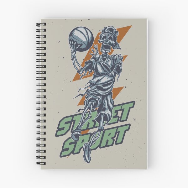 Item preview, Illustration Skeleton Streetball Player designed and sold by Peekonet.