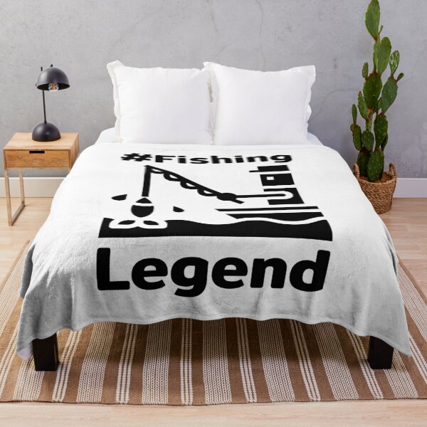 Item preview, Born To Be A Fishing Legend designed and sold by Hashtagzzz.