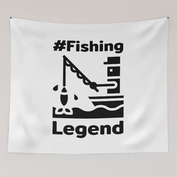 Item preview, Born To Be A Fishing Legend designed and sold by Hashtagzzz.