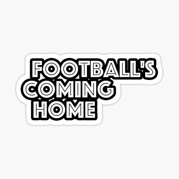 "Football's Coming Home" Sticker for Sale by martinthoresen Redbubble