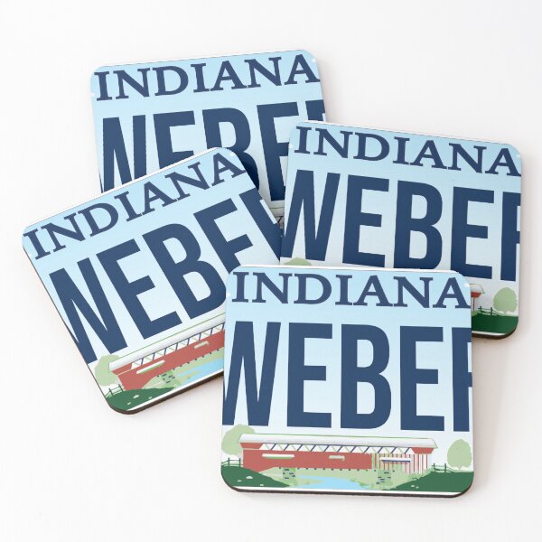 Item preview, Indiana State custom Weber vanity license plate designed and sold by Zavod44.