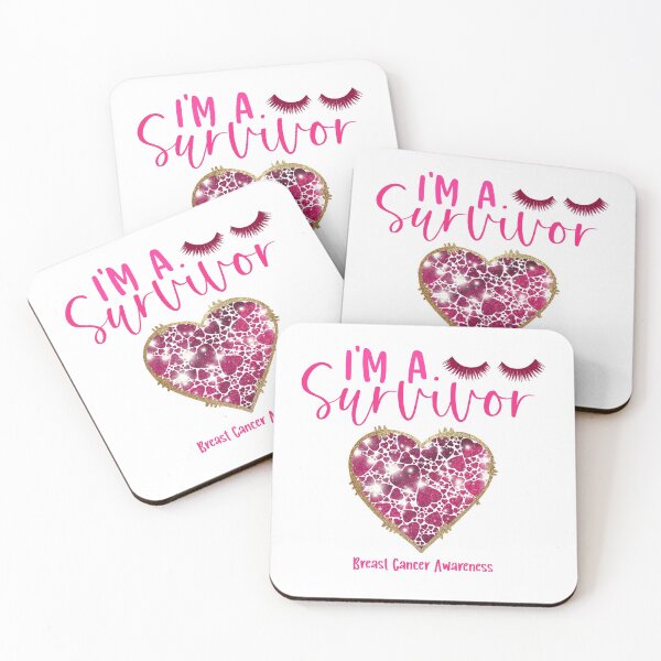 Item preview, I'm A Survivor Breast Cancer Awareness heart T-Shirt designed and sold by OPK Shop.