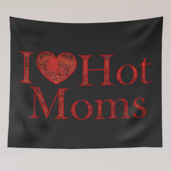 Item preview, I love hot moms Red Spray designed and sold by aventi24.