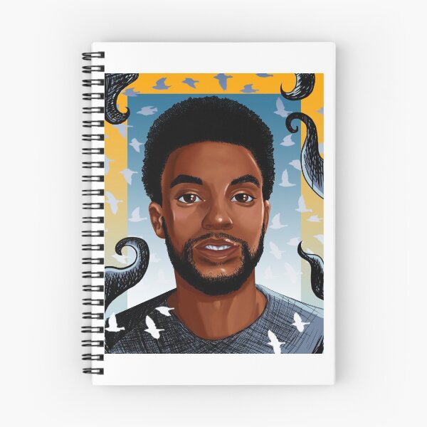 Item preview, Chadwick Boseman designed and sold by seaweed-tree.