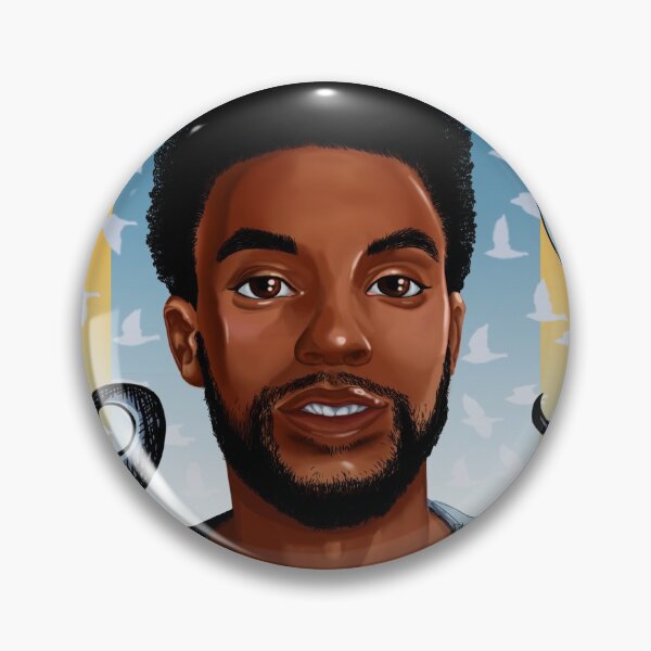 Item preview, Chadwick Boseman designed and sold by seaweed-tree.