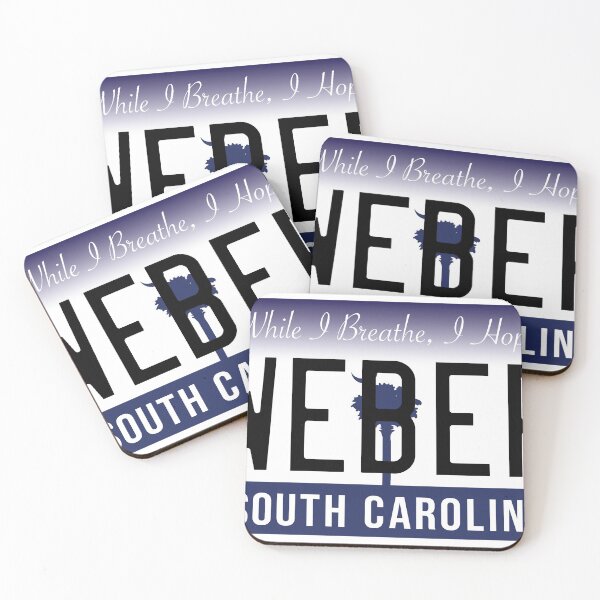 Item preview, South Carolina State custom Weber Grill vanity License plate designed and sold by Zavod44.