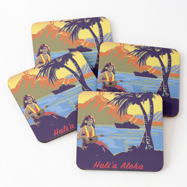 Item preview, Vintage Hawaii Travel Poster designed and sold by Linda Maliuana.