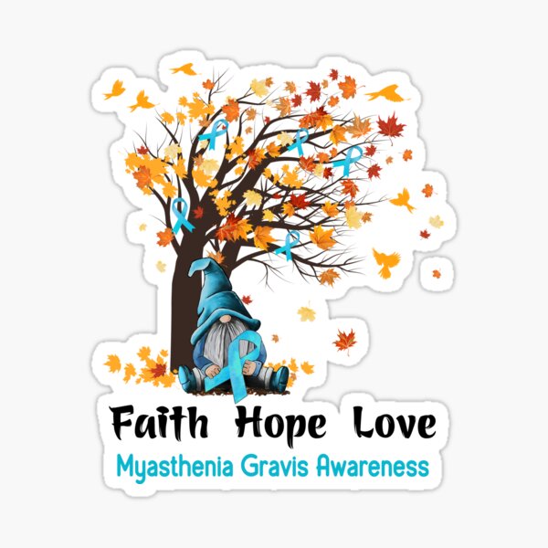 Item preview, Myasthenia Gravis Awareness Faith Hope Love designed and sold by GennieShop.