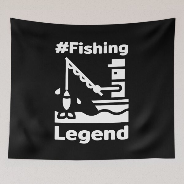 Item preview, Born To Be A Fishing Legend designed and sold by Hashtagzzz.