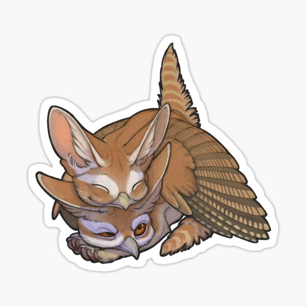 Cute Fennec Fox Griffins Sticker