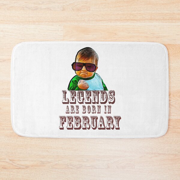 Item preview, Legends are born in February designed and sold by Nikmay Design.
