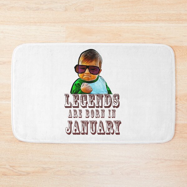 Item preview, Legends are born in January designed and sold by Nikmay Design.